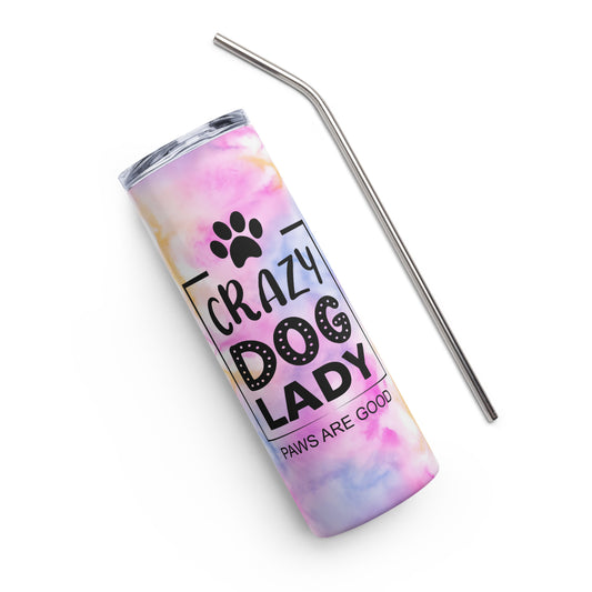 Crazy Dog Lady Full Print Tumbler