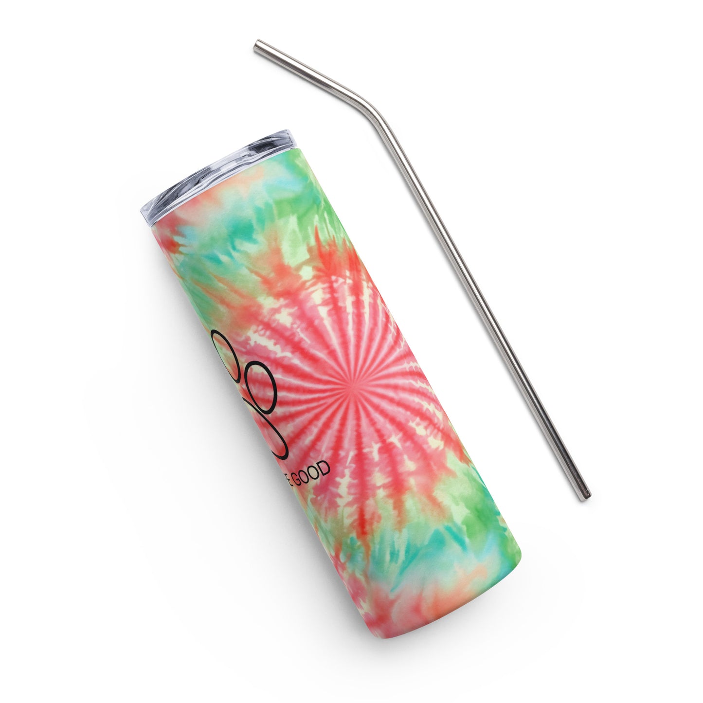 Watermelon Candy Tie Dye Stainless Steel Full Print Tumbler