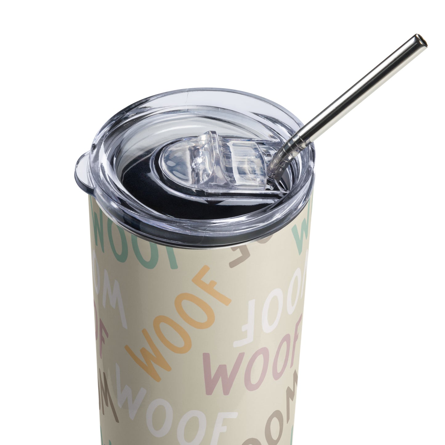 Woof Woof Dog Lovers Stainless steel tumbler