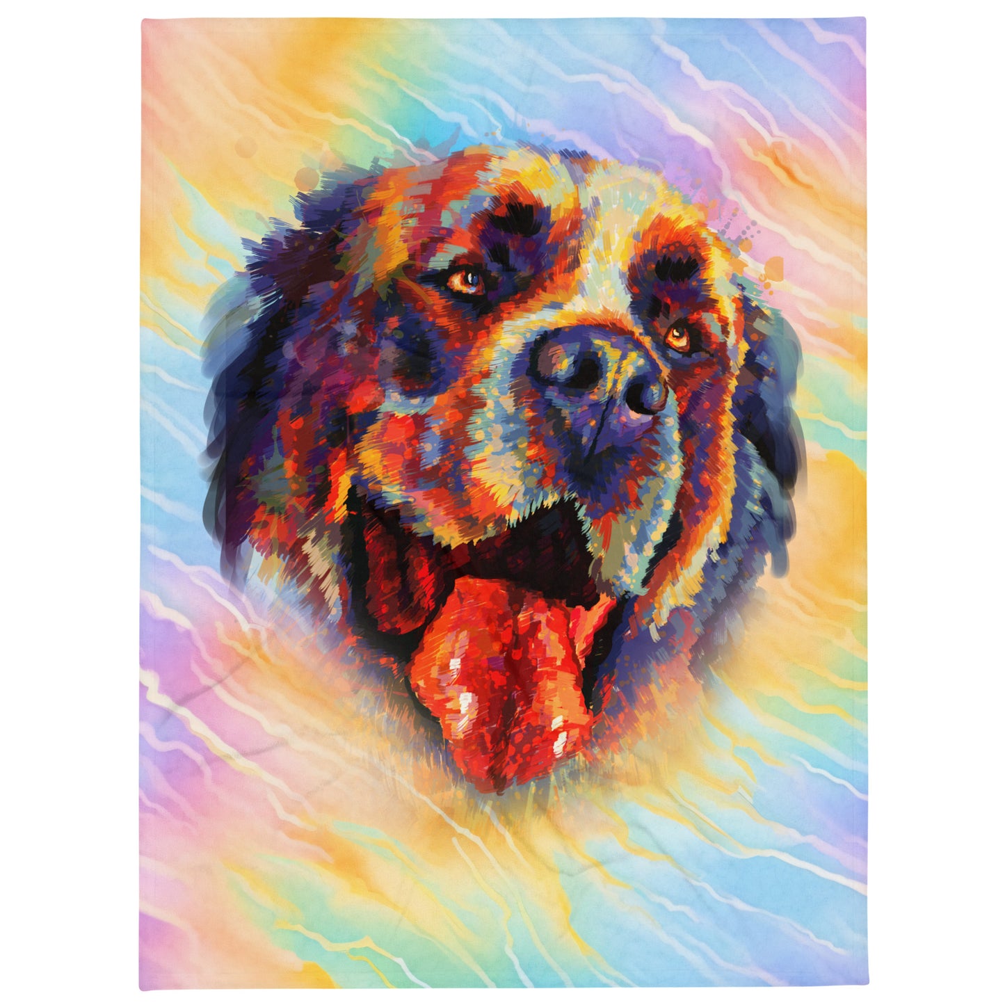 Bernard Hand Drawn Throw Blanket