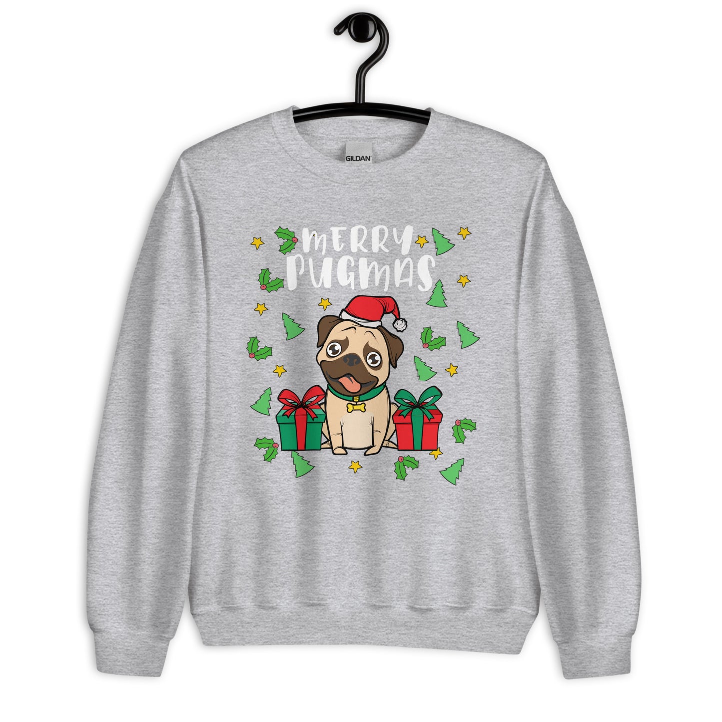 Merry Pugmas Christmas Ugly Sweatshirt