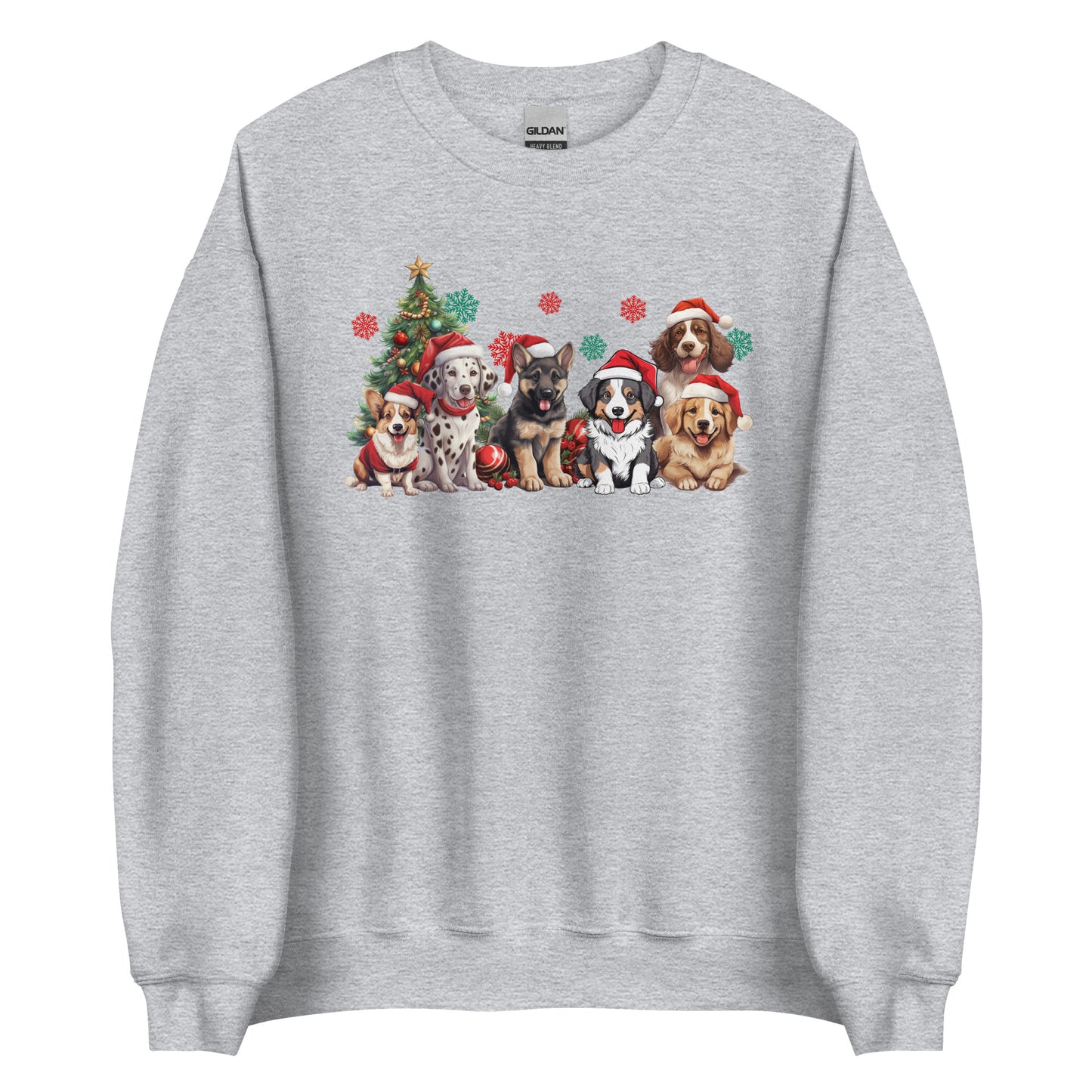Christmas Puppies Ugly Christmas Sweatshirt