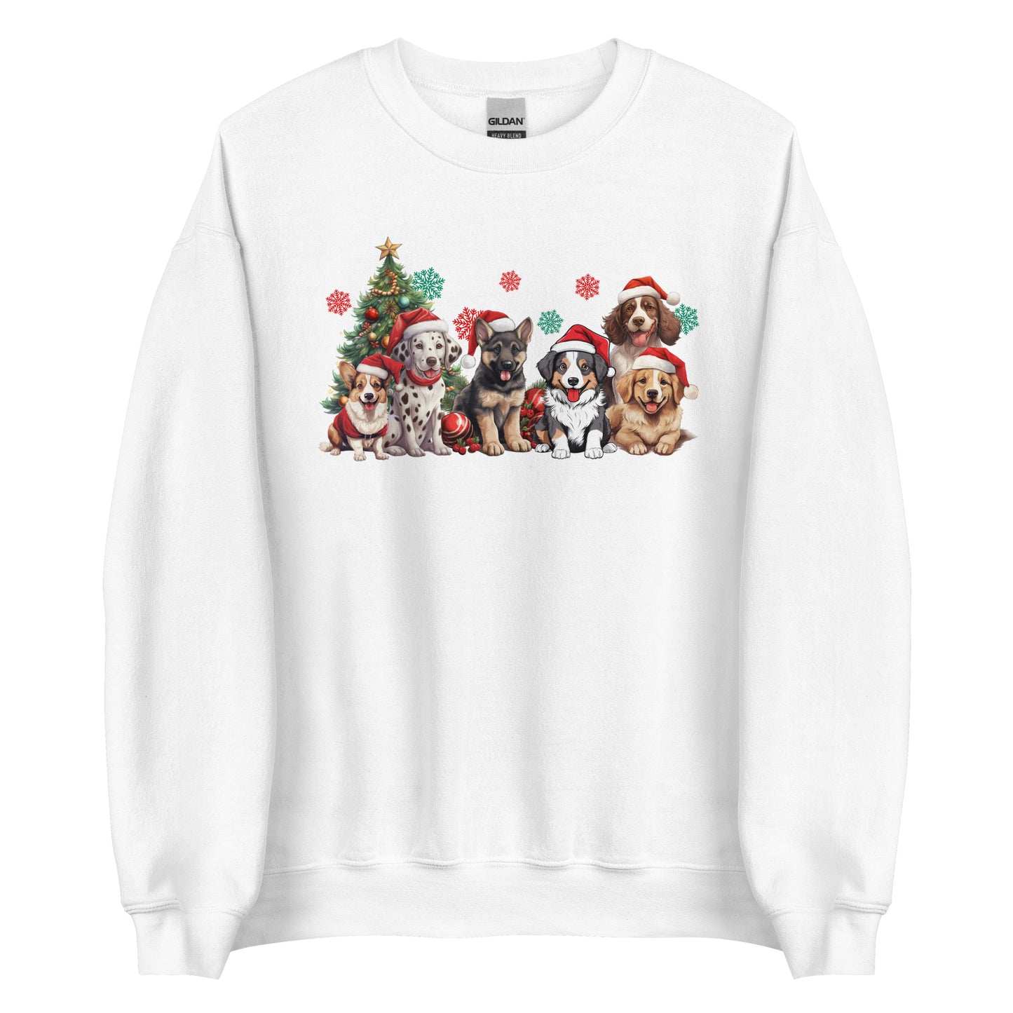 Christmas Puppies Ugly Christmas Sweatshirt