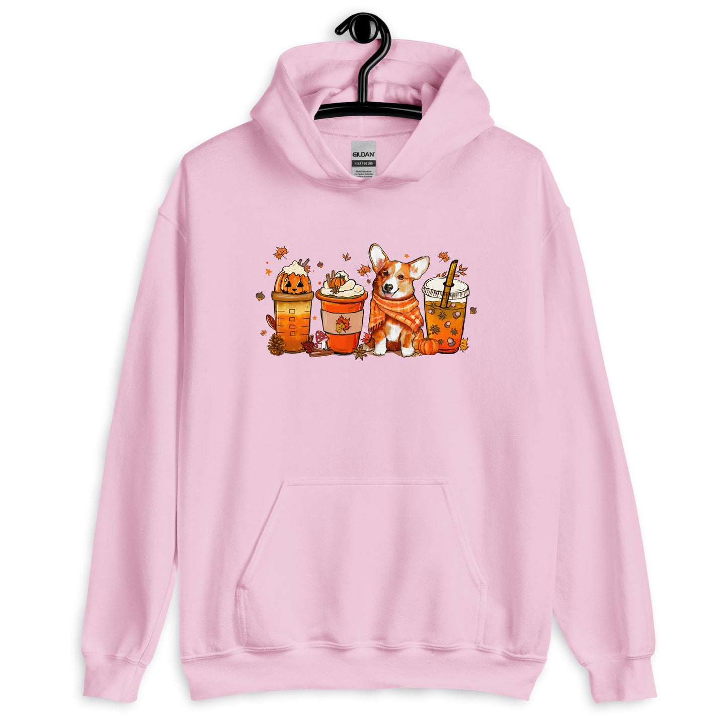 Corgi Fall Pumpkin Spice Vibes Hoodie