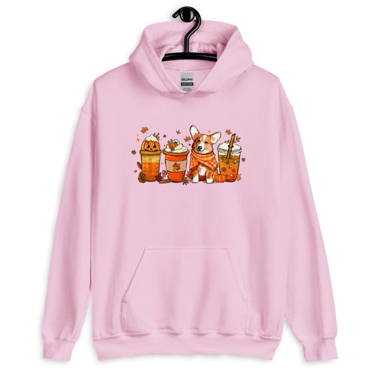 Corgi Fall Pumpkin Spice Vibes Hoodie