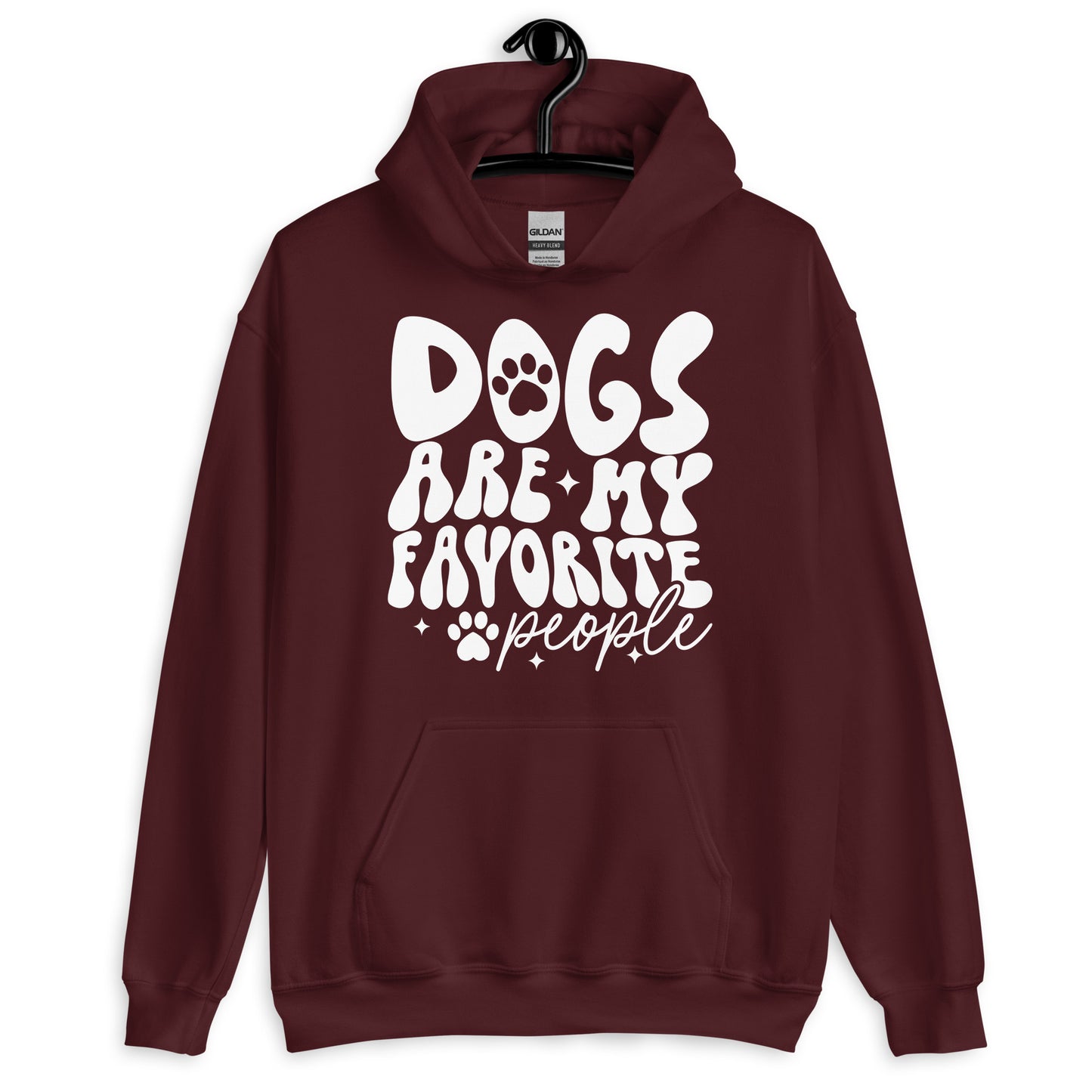 Dogs Are My Favorite People Unisex Hoodie