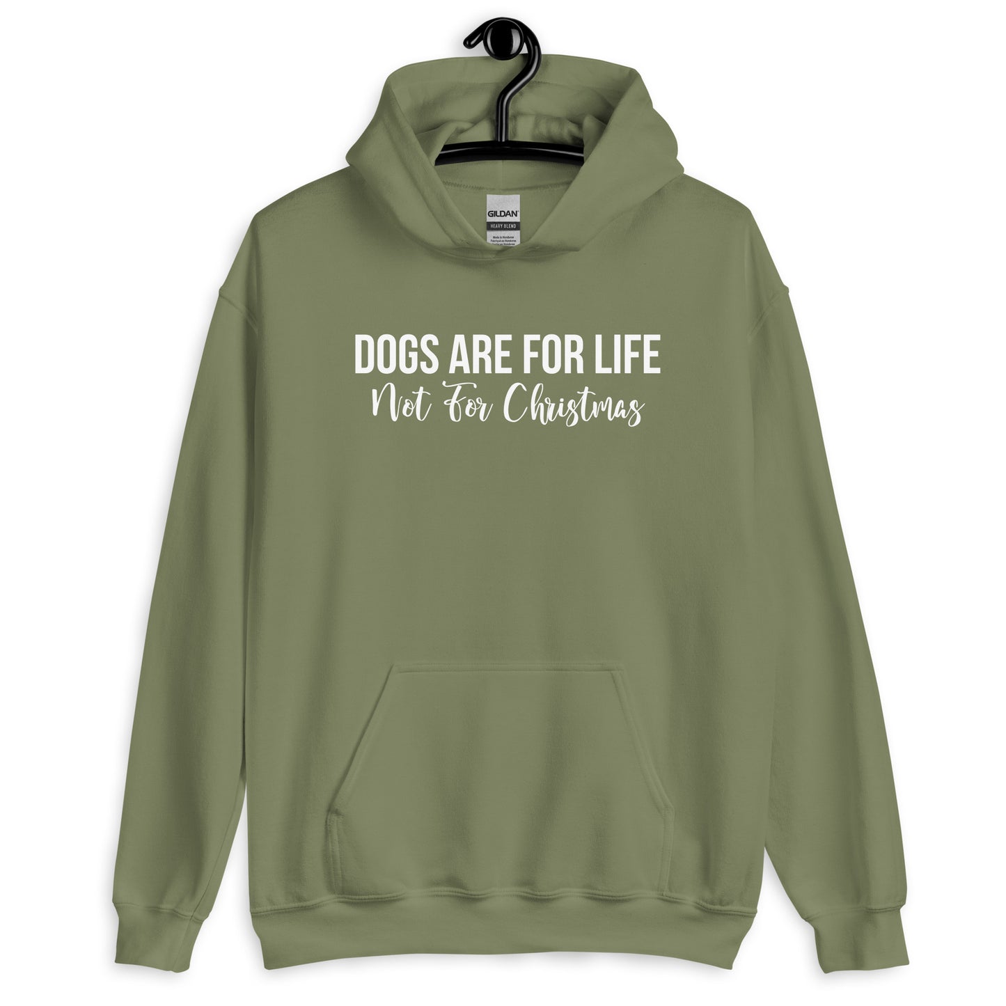 Dogs Are For Life Not For Christmas Hoodie