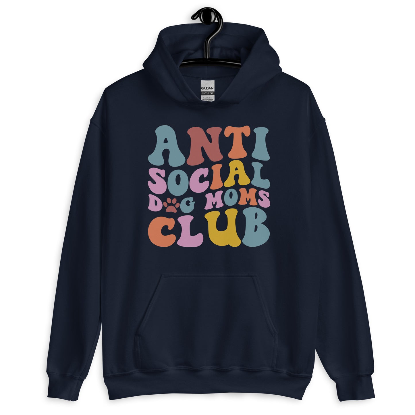Anti Social Dog Moms Club Hoodie