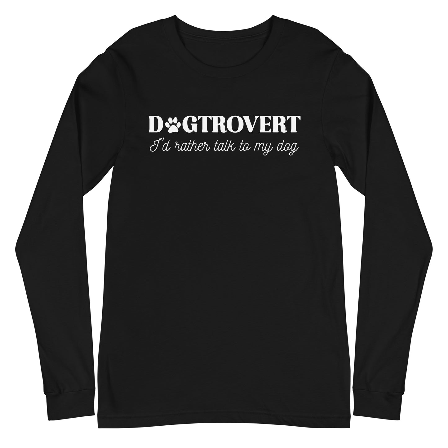 Dogtrovert Unisex Long Sleeve Tee