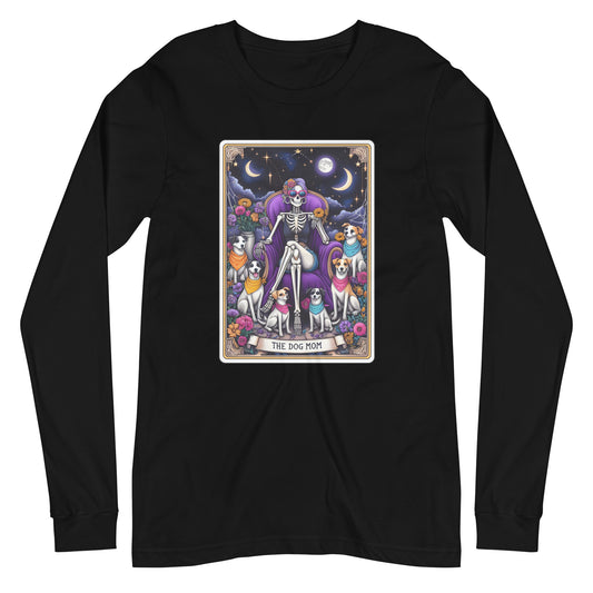 The Dog Mom Tarot Card Unisex Long Sleeve Tee