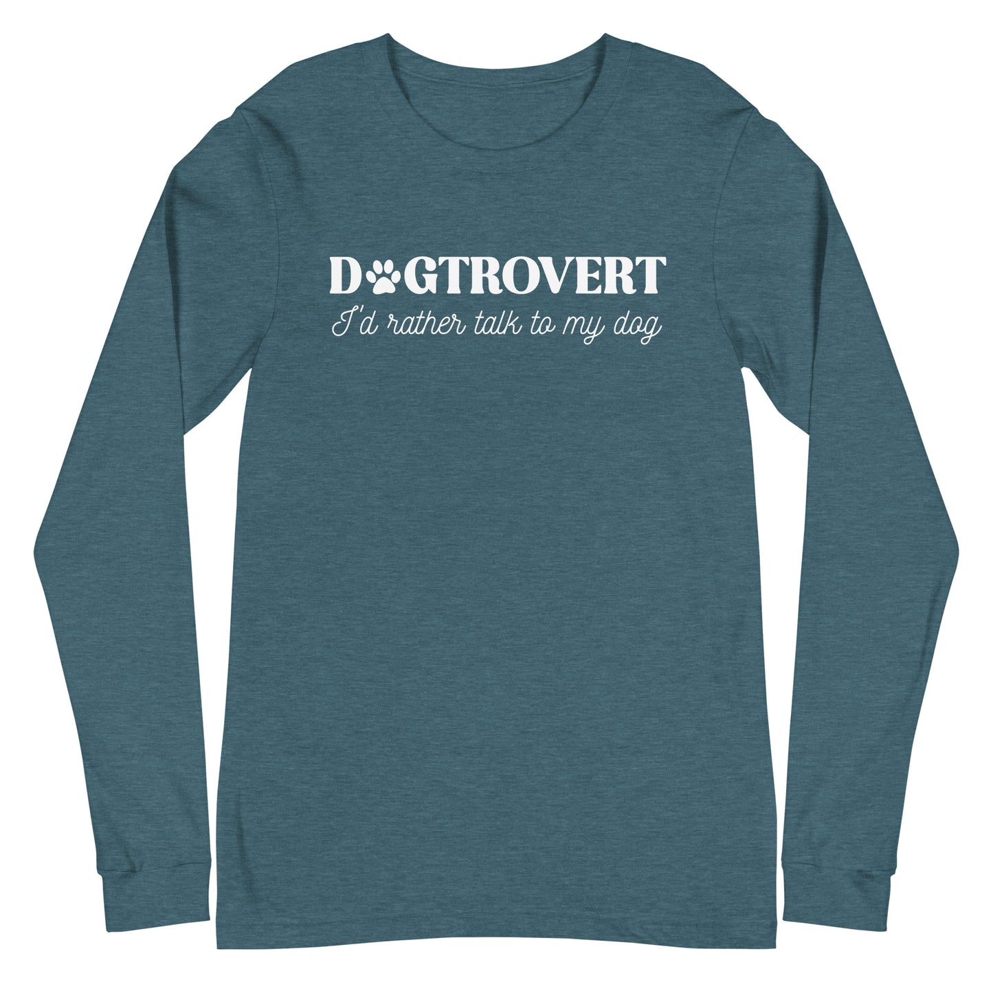 Dogtrovert Unisex Long Sleeve Tee