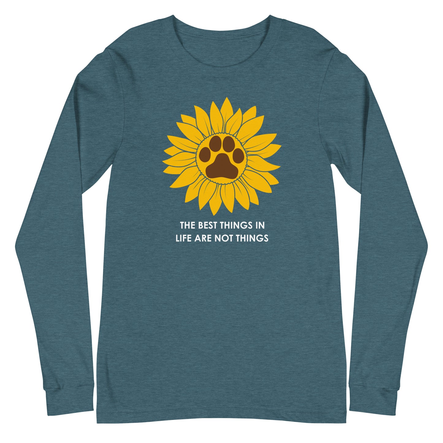 Best Things in Life are not Things Unisex Long Sleeve Tee