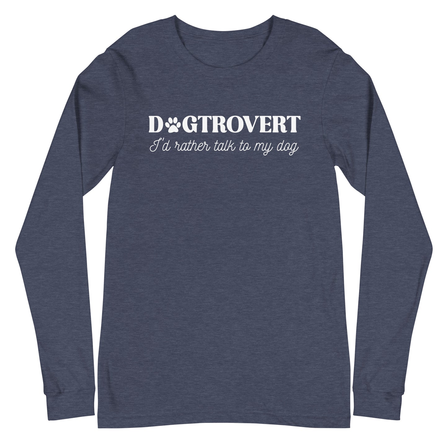 Dogtrovert Unisex Long Sleeve Tee