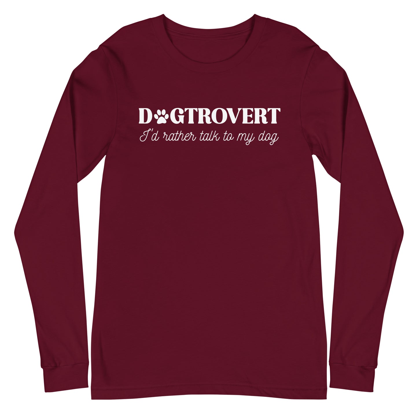 Dogtrovert Unisex Long Sleeve Tee