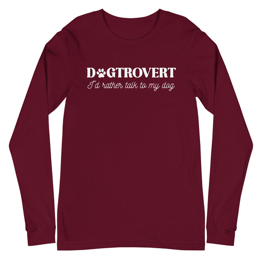 Dogtrovert Unisex Long Sleeve Tee