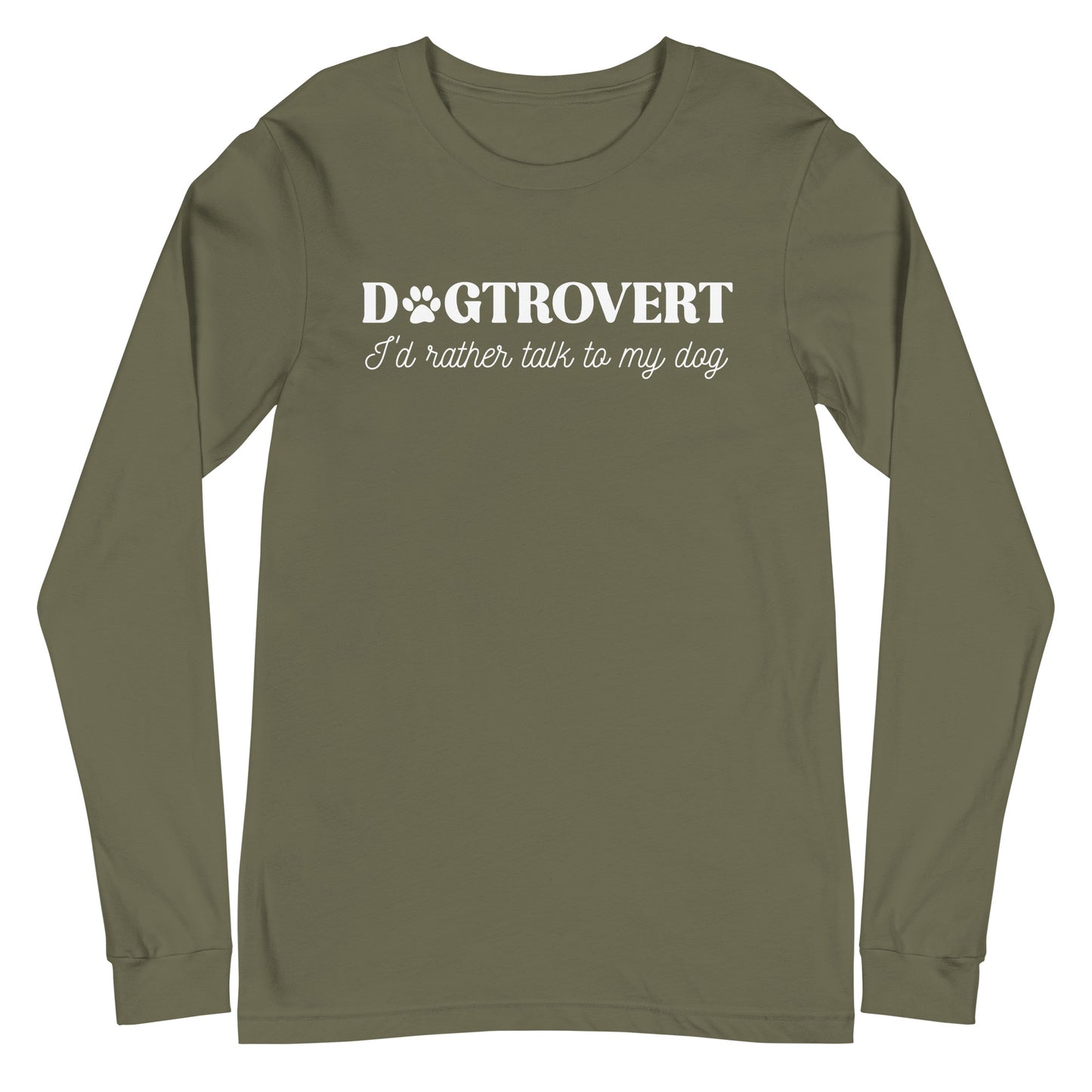 Dogtrovert Unisex Long Sleeve Tee