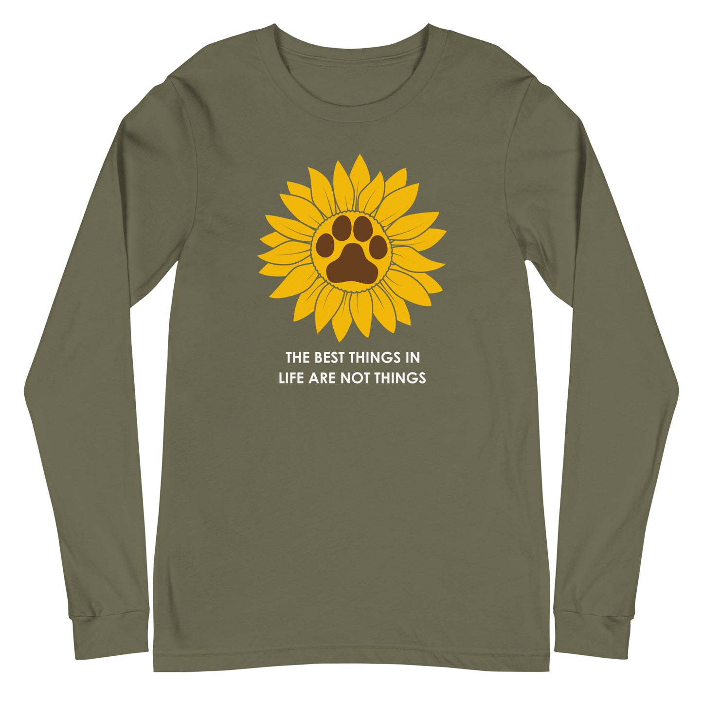 Best Things in Life are not Things Unisex Long Sleeve Tee