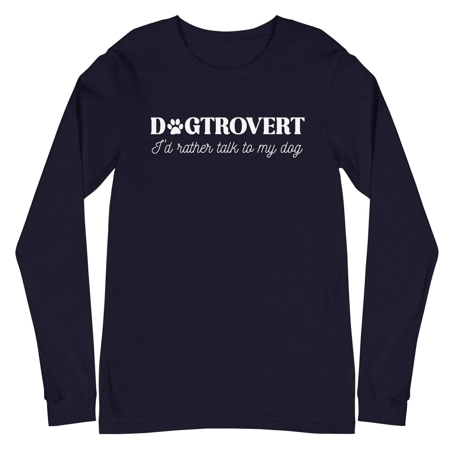 Dogtrovert Unisex Long Sleeve Tee