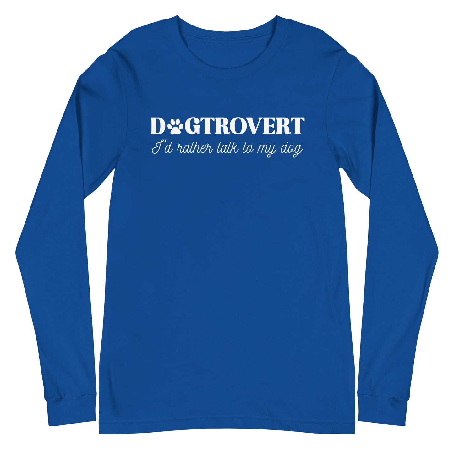Dogtrovert Unisex Long Sleeve Tee