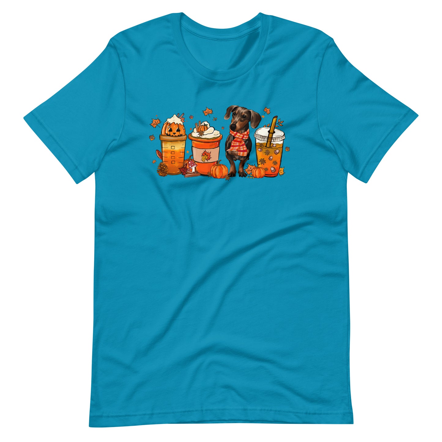 Dachshund Fall Pumpkin Spice Vibes T-Shirt