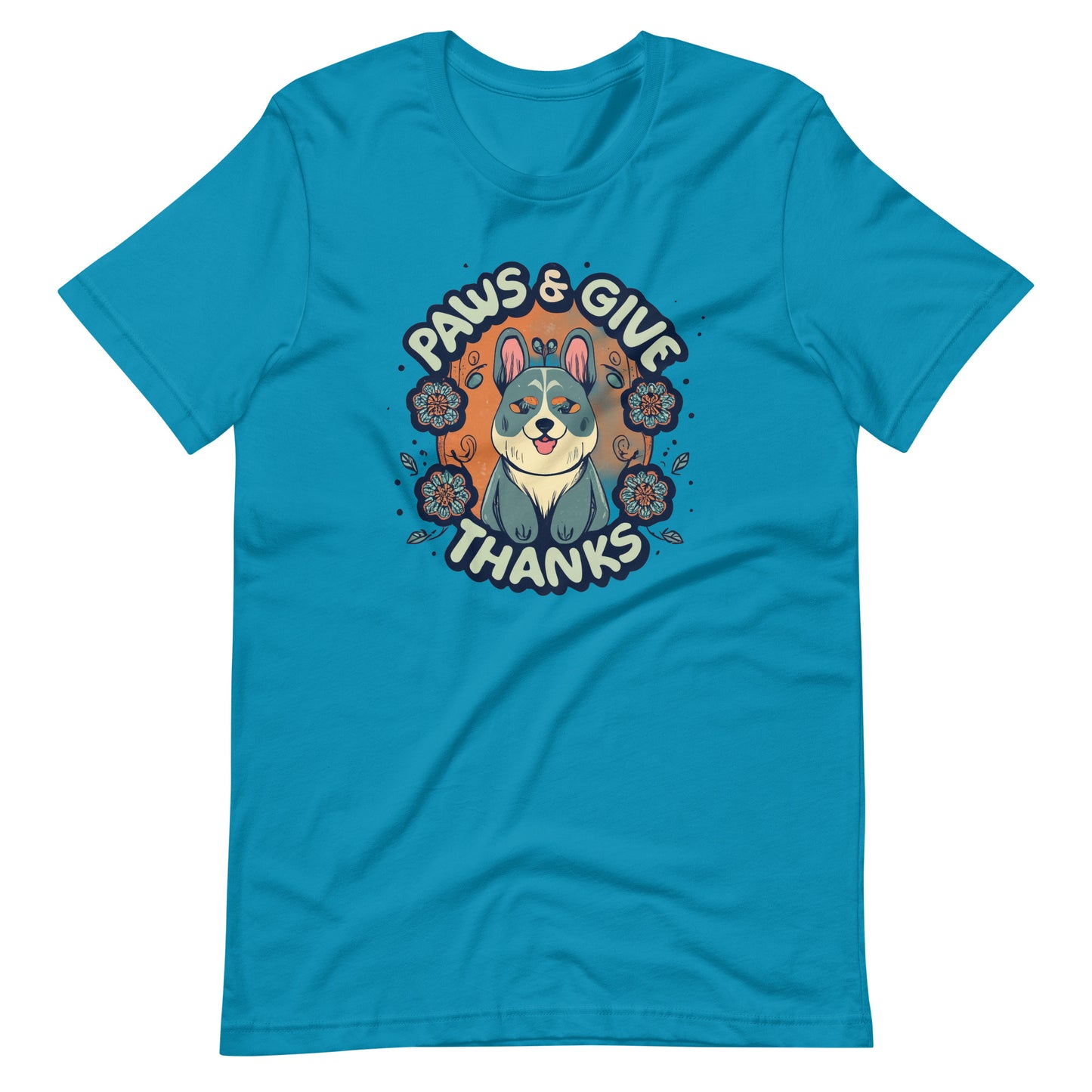 Paws & Give Thanks Thanksgiving T-Shirt