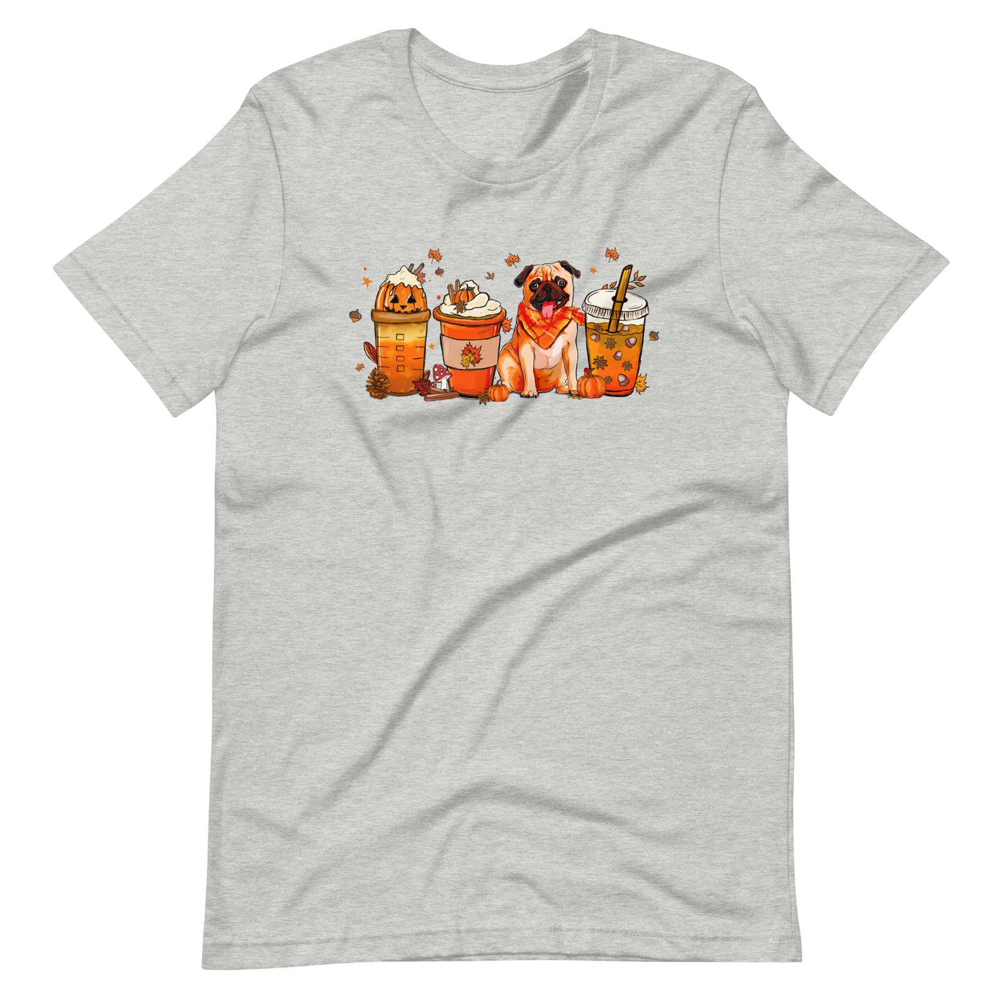 Pug Fall Pumpkin Spice Vibes T-Shirt