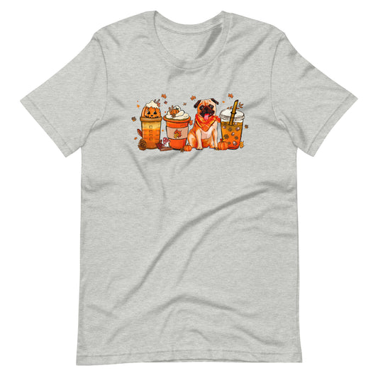 Pug Fall Pumpkin Spice Vibes T-Shirt