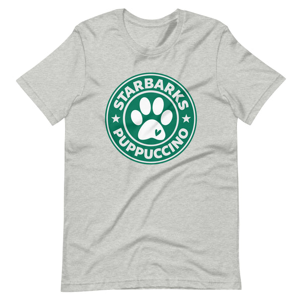 Starbarks Puppuccino Dog Lovers T-Shirt Starbarks Puppuccino Dog Lovers T-Shirt