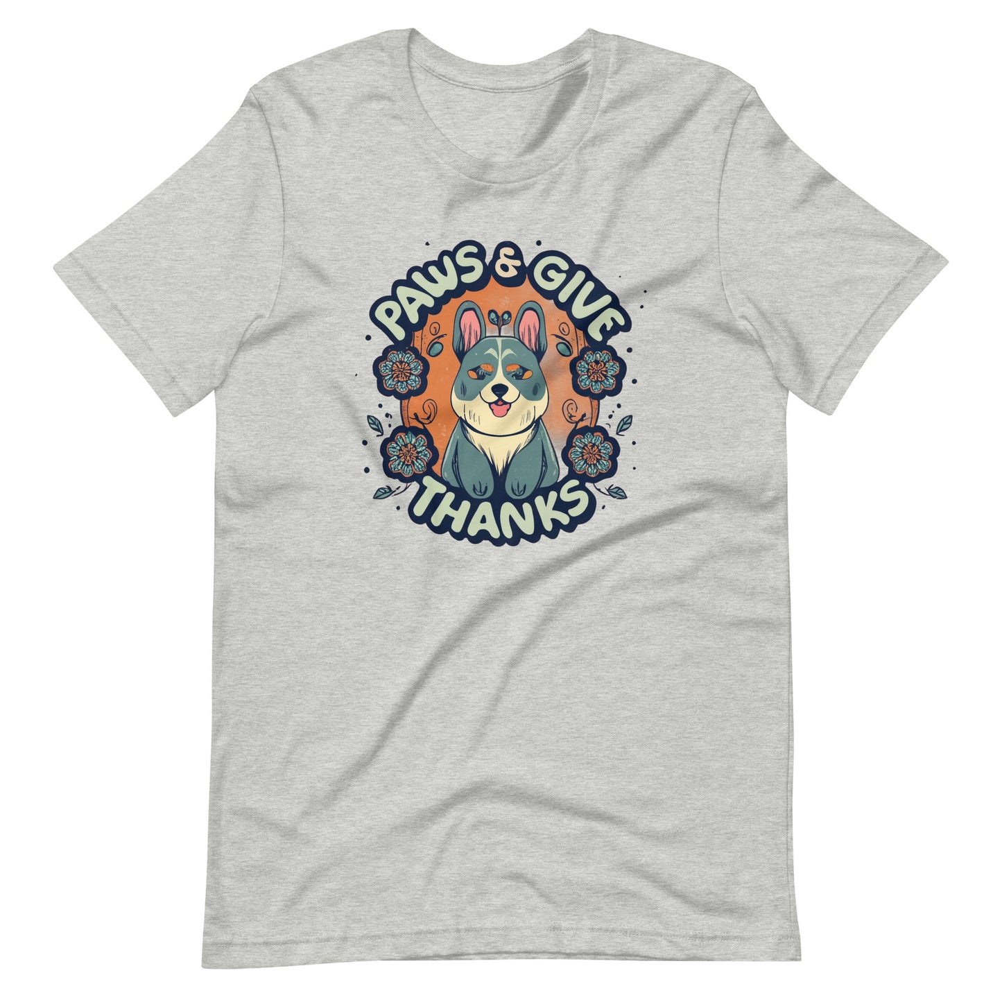 Paws & Give Thanks Thanksgiving T-Shirt