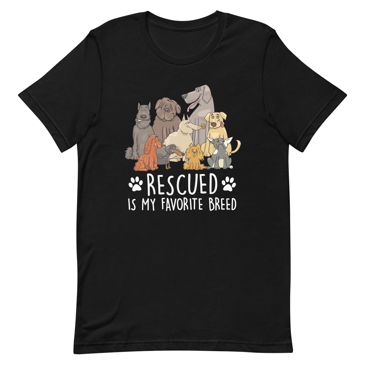 Rescued is My Favorite Breed T-Shirt