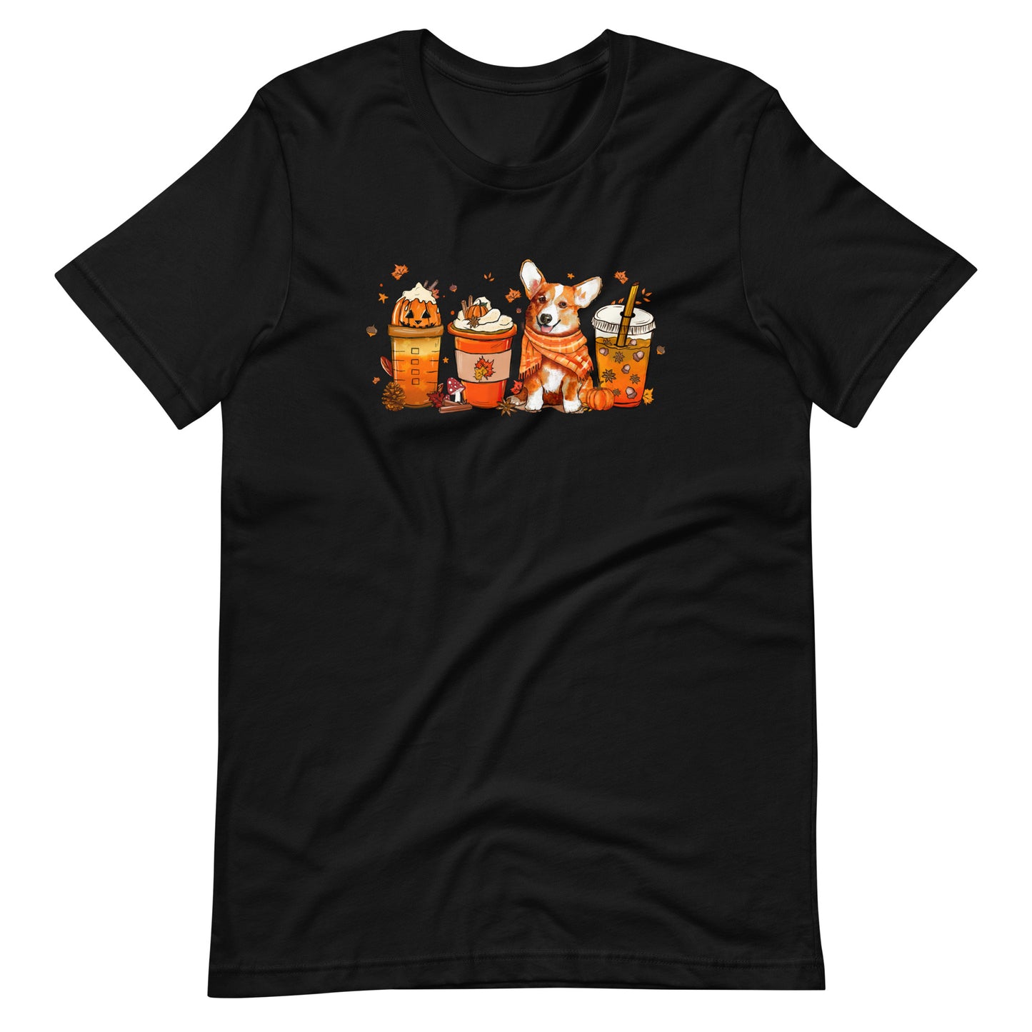 Corgi Fall Pumpkin Spice Vibes T-Shirt