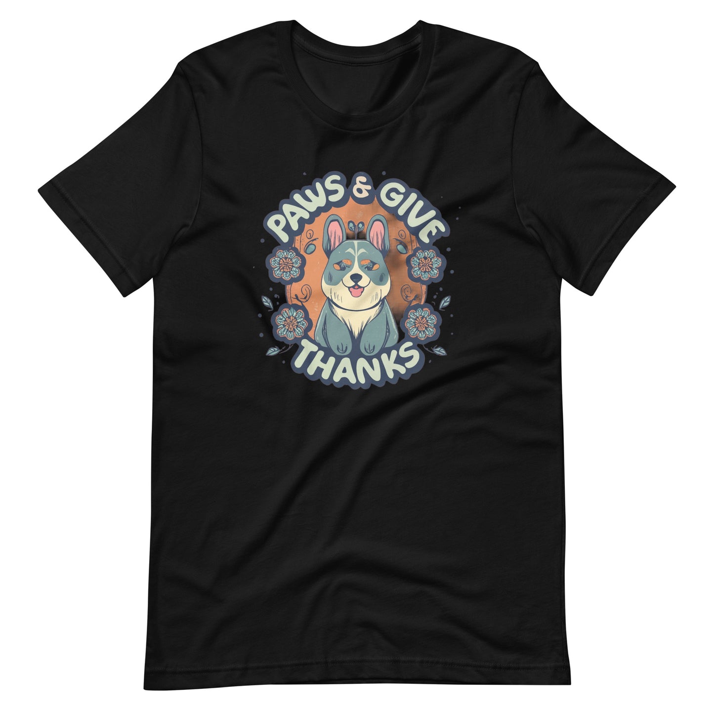 Paws & Give Thanks Thanksgiving T-Shirt