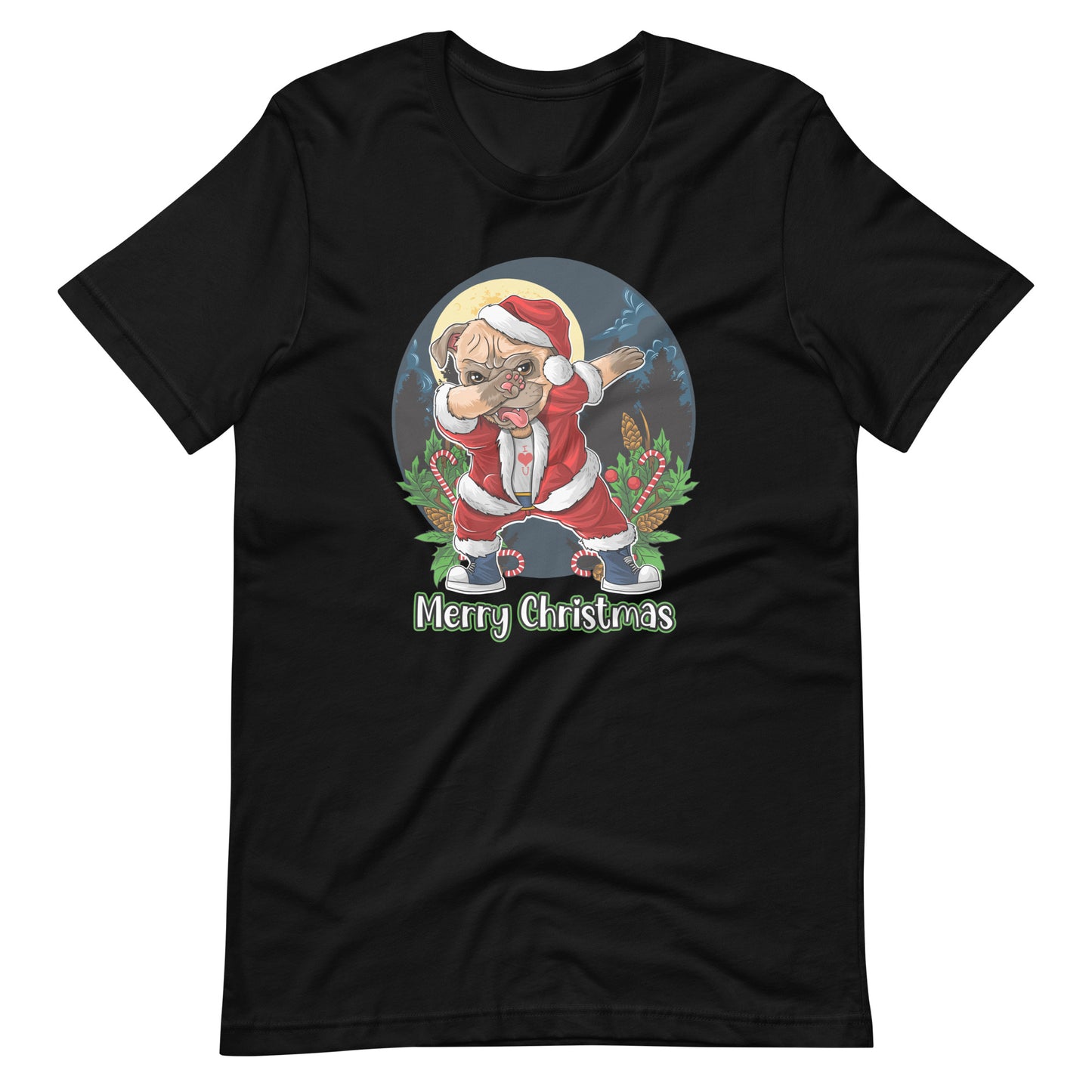 Dabbing Pub Santa Merry Christmas T-Shirt