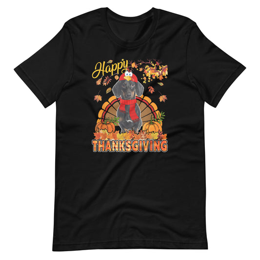 Happy Thanksgiving Dachshund Dog Lovers T-Shirt
