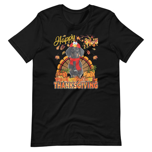Happy Thanksgiving Dachshund Dog Lovers T-Shirt