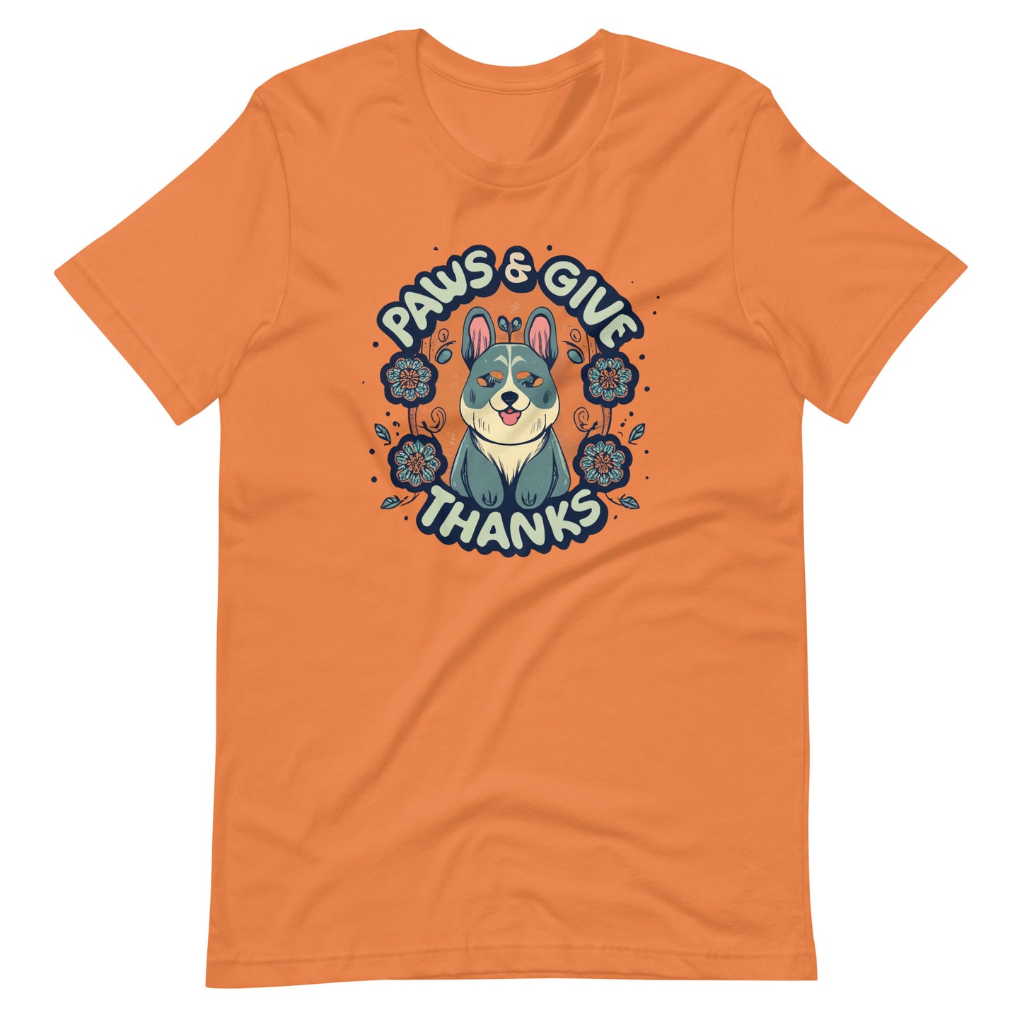 Paws & Give Thanks Thanksgiving T-Shirt