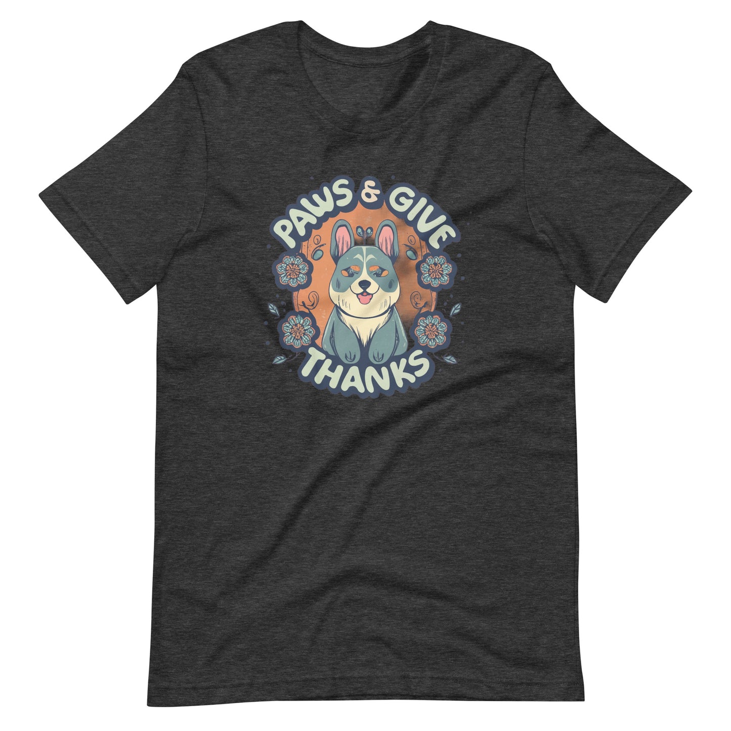 Paws & Give Thanks Thanksgiving T-Shirt