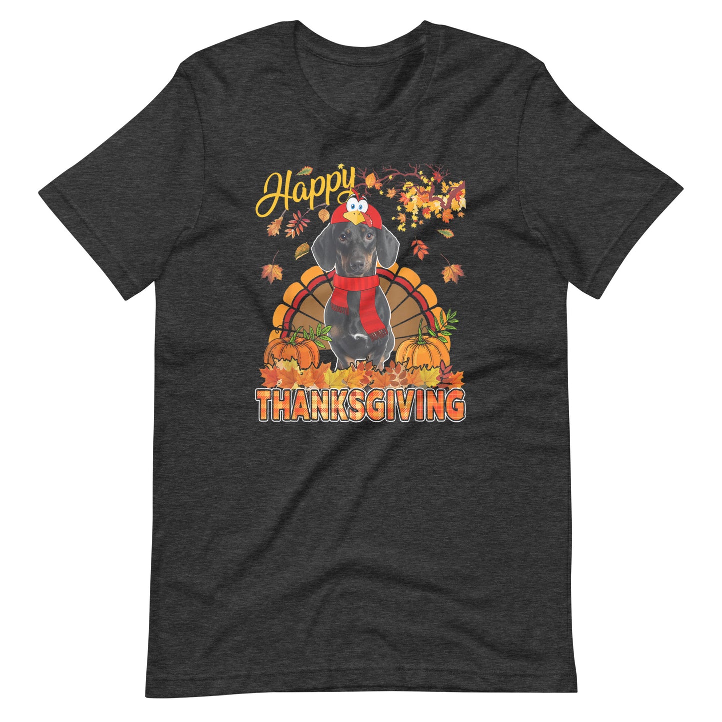 Happy Thanksgiving Dachshund Dog Lovers T-Shirt