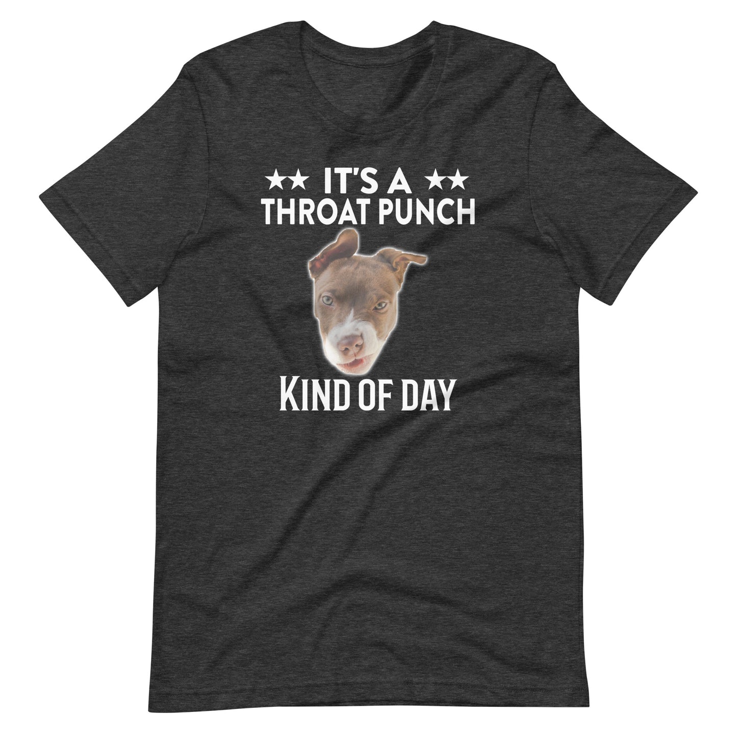 It's A Throat Punch Kind Of Day Unisex T-Shirt for Dog Lovers