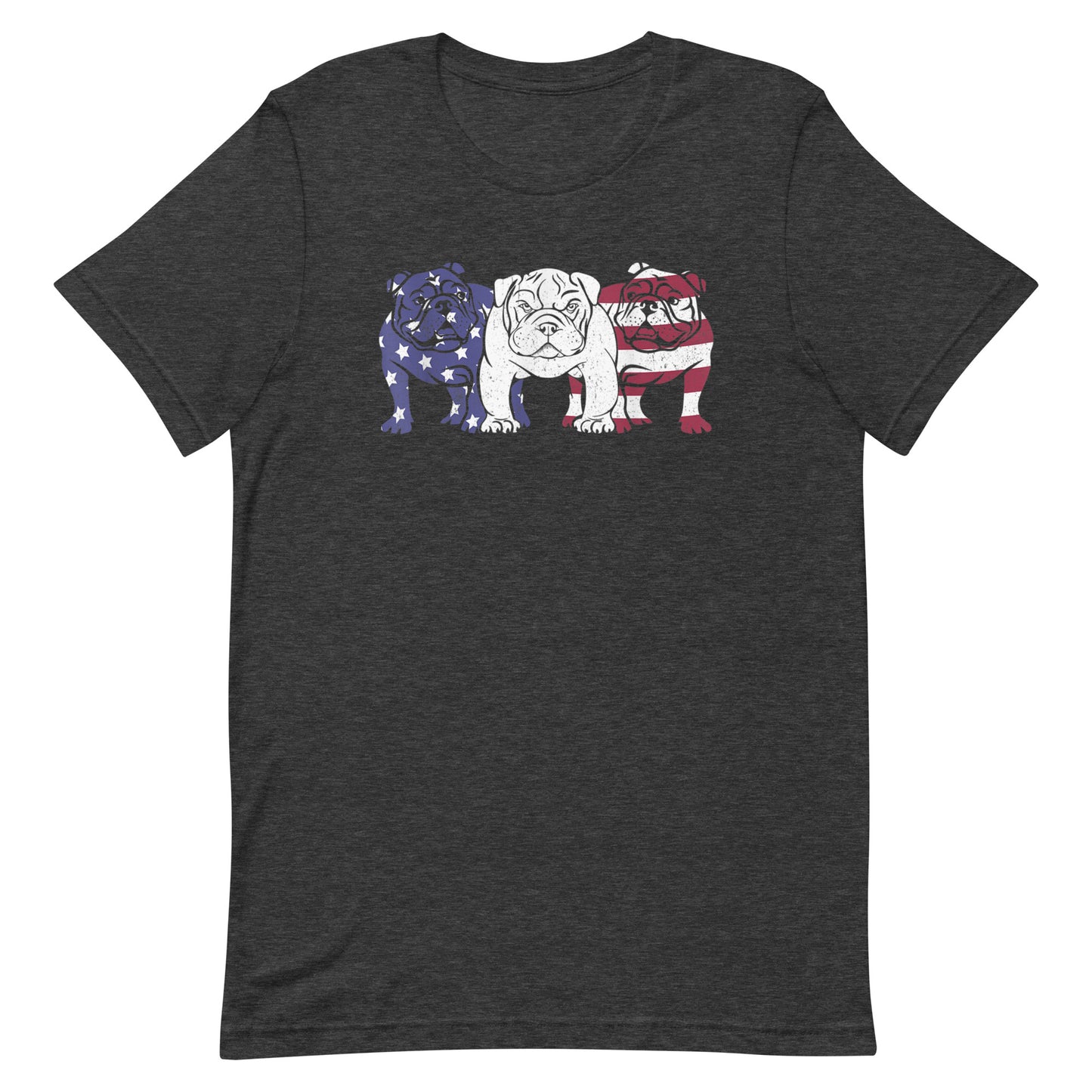 Bulldog American Flag T-Shirt