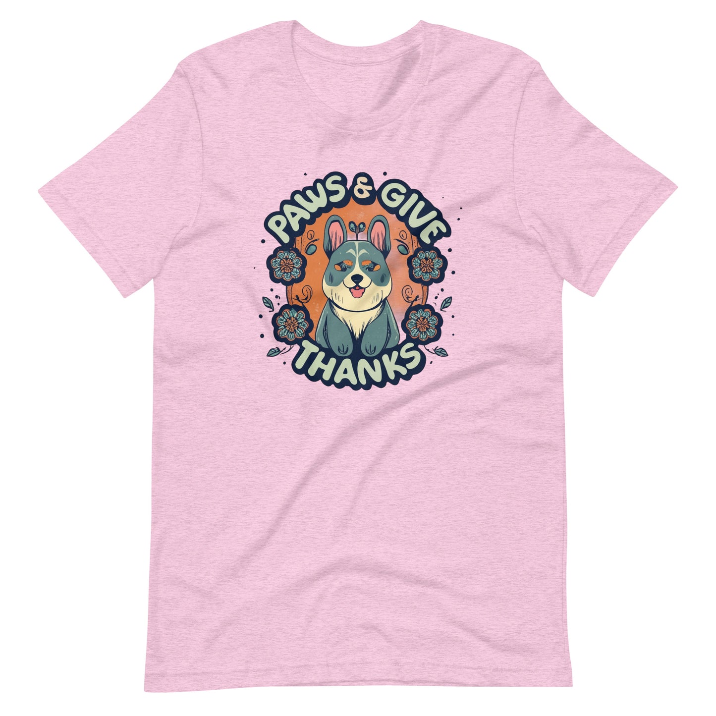 Paws & Give Thanks Thanksgiving T-Shirt