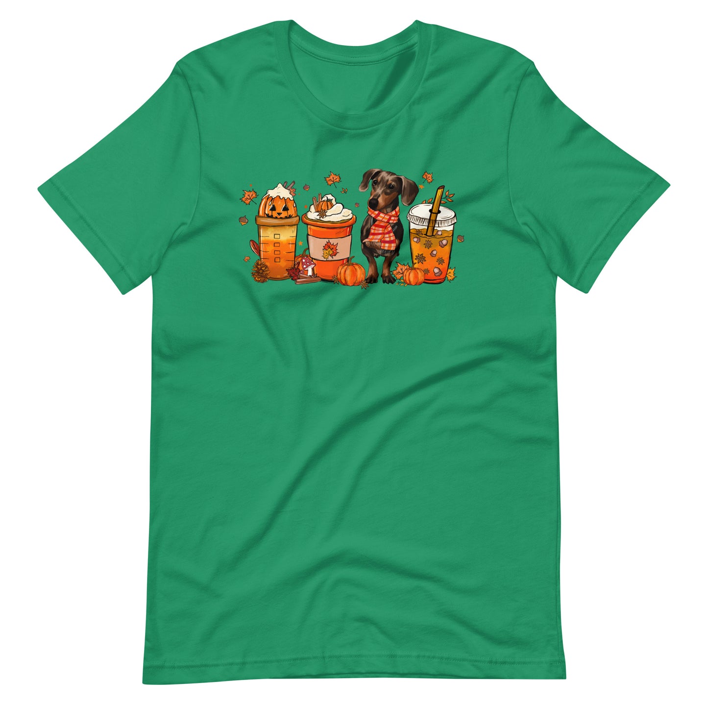 Dachshund Fall Pumpkin Spice Vibes T-Shirt