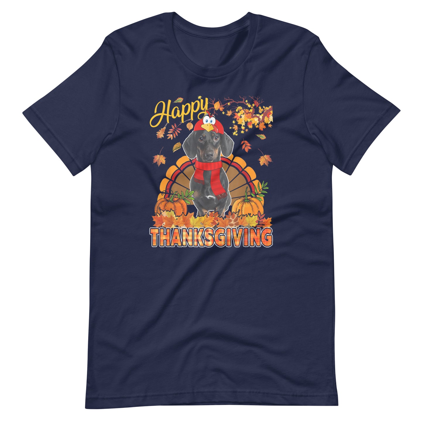 Happy Thanksgiving Dachshund Dog Lovers T-Shirt