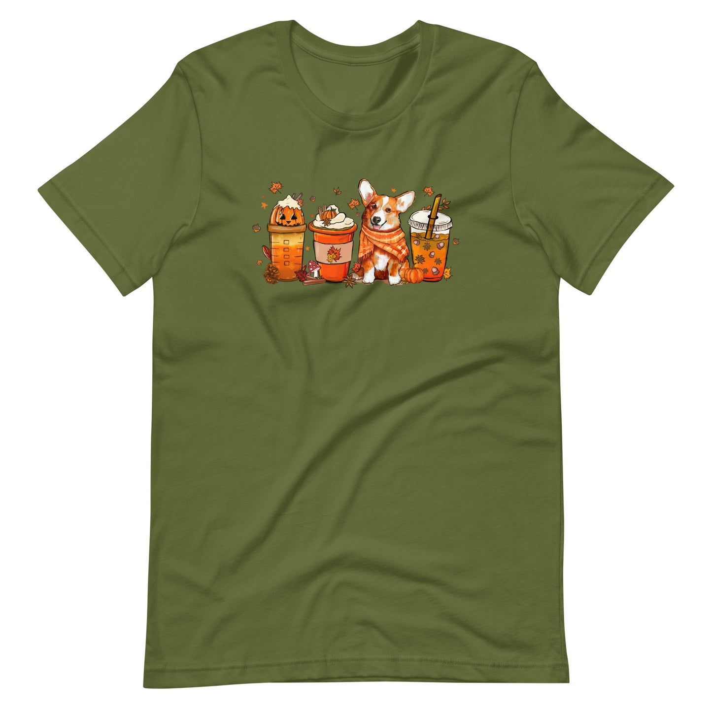 Corgi Fall Pumpkin Spice Vibes T-Shirt