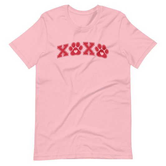 XOXO Paw Print Valentine's Day T-Shirt