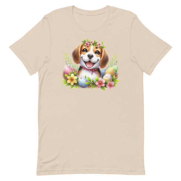 Beagle Dog in Spring Easter T-Shirt for Dog Mom Beagle Dog in Spring Easter T-Shirt for Dog Mom