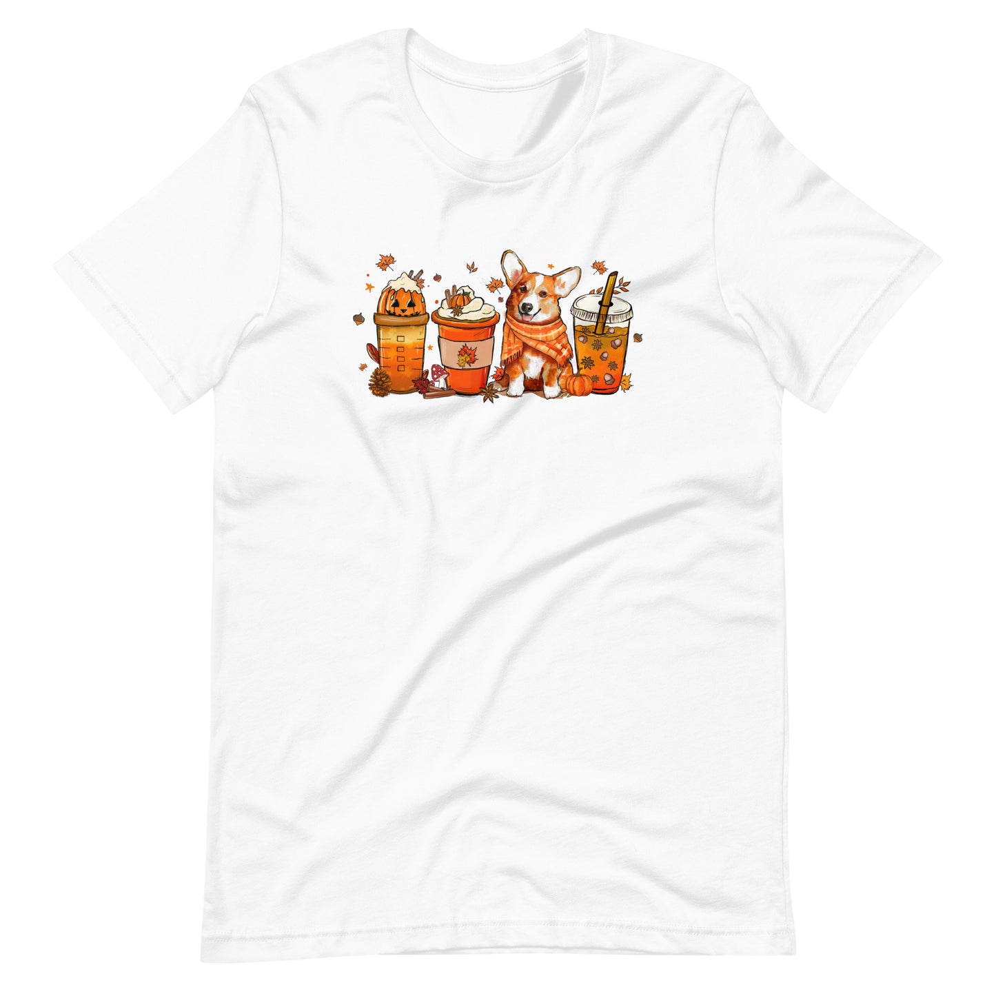 Corgi Fall Pumpkin Spice Vibes T-Shirt