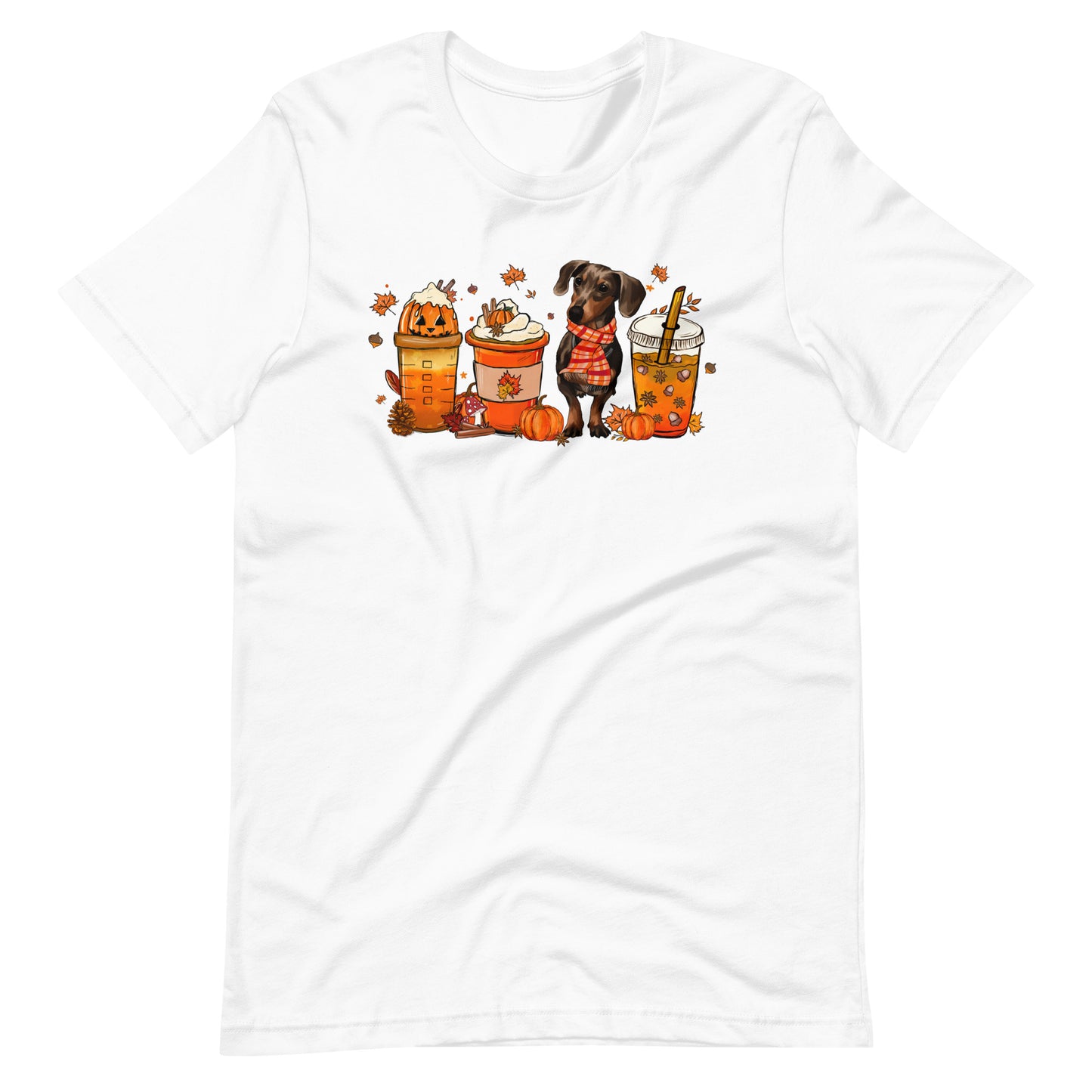 Dachshund Fall Pumpkin Spice Vibes T-Shirt