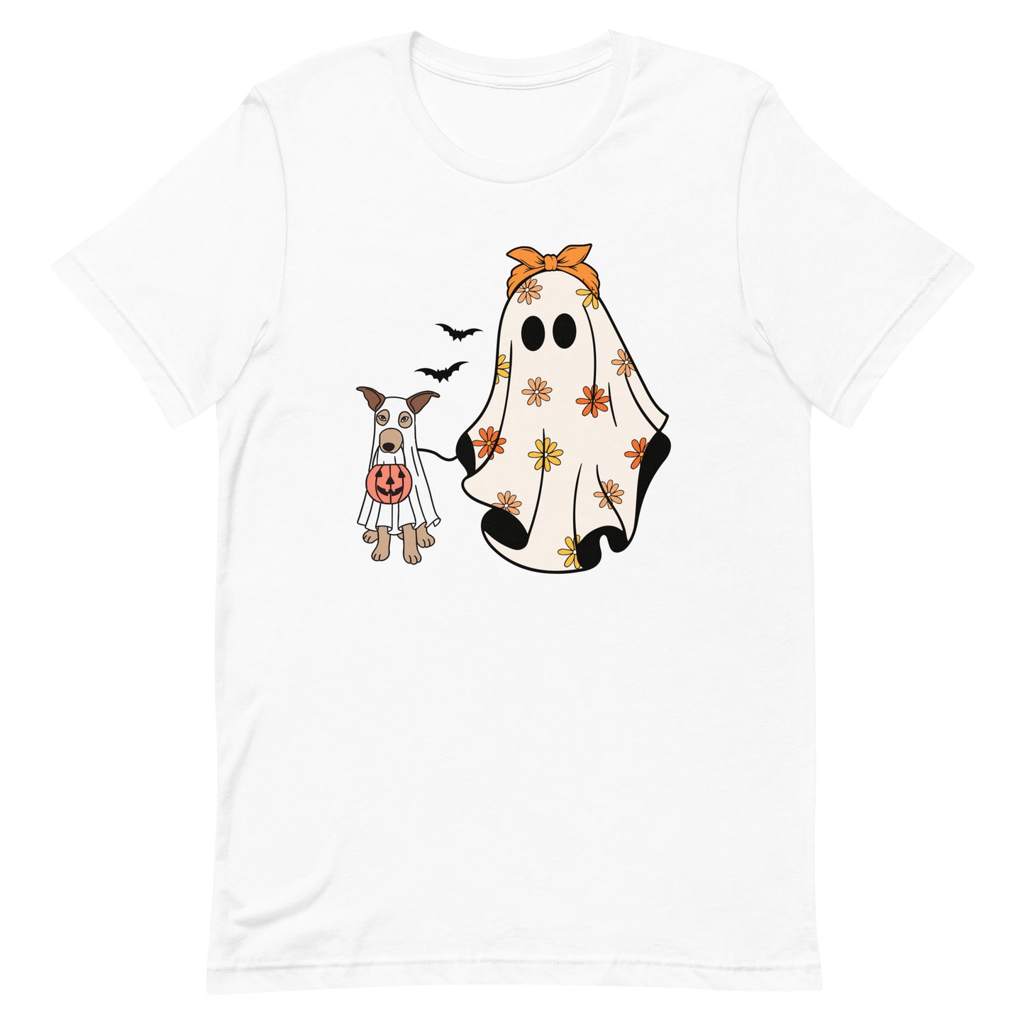Halloween Trick or Treat Dog Lovers Unisex t-shirt