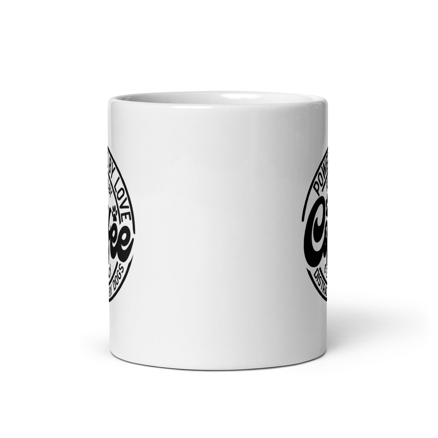 Powered by Love & Easily Distracted By Dogs Coffee Mug